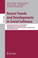 Recent Trends and Developments in Social Software Information Systems and Applications, Incl. Internet/Web, and HCI