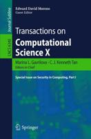 Transactions on Computational Science X Transactions on Computational Science