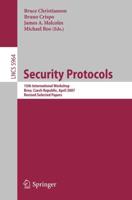 Security Protocols Security and Cryptology