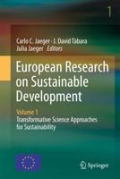 European Research on Sustainable Development. Volume 1 Transformative Science Approaches for Sustainability