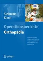 Operationsberichte Orthopädie