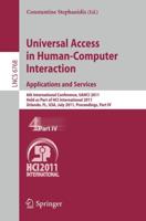 Universal Access in Human-Computer Interaction. Applications and Services Information Systems and Applications, Incl. Internet/Web, and HCI