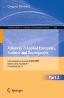 Advances in Applied Economics, Business and Development. Part 2