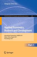Advances in Applied Economics, Business and Development. Part 1