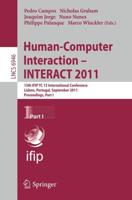 Human-Computer Interaction - INTERACT 2011