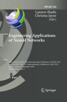 Engineering Applications of Neural Networks : 12th International Conference, EANN 2011 and 7th IFIP WG 12.5 International Conference, AIAI 2011, Corfu, Greece, September 15-18, 2011, Proceedings, Part I