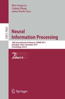 Neural Information Processing : 18th International Conference, ICONIP 2ß11, Shanghai, China, November 13-17, 2011, Proceedings, Part II