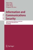 Information and Communication Security Security and Cryptology