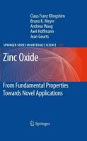 Zinc Oxide : From Fundamental Properties Towards Novel Applications