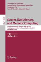 Swarm, Evolutionary, and Memetic Computing, Part II Theoretical Computer Science and General Issues
