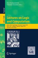 Lectures on Logic and Computation