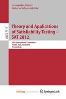 Theory and Applications of Satisfiability Testing -- SAT 2012