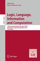 Logic, Language, Information and Computation