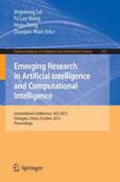 Emerging Research in Artificial Intelligence and Computational Intelligence : International Conference, AICI 2012, Chengdu, China, October 26-28, 2012. Proceedings