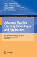 Advanced Machine Learning Technologies and Applications