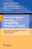 Information Systems, E-learning, and Knowledge Management Research : 4th World Summit on the Knowledge Society, WSKS 2011, Mykonos, Greece, September 21-23, 2011. Revised Selected Papers