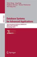 Database Systems for Advanced Applications. Part II