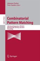 Combinatorial Pattern Matching : 24th Annual Symposium, CPM 2013, Bad Herrenalb, Germany, June 17-19, 2013, Proceedings