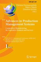 Advances in Production Management Systems