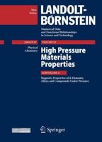 Magnetic Properties Under Pressure