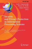 Security and Privacy Protection in Information Processing Systems