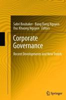 Corporate Governance : Recent Developments and New Trends