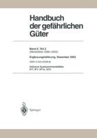 Handbuch Der Gefährlichen Güter. Hommel,G.(Hg):Hdb gefährl.Güter (Bände)