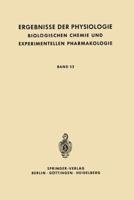 Ergebnisse Der Physiologie Biologischen Chemie Und Experimentellen Pharmakologie