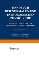 Handbuch Der Normalen Und Pathologischen Physiologie Energieumsatz