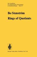Rings of Quotients: An Introduction to Methods of Ring Theory