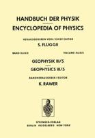 Geophysik III / Geophysics III Geophysik / Geophysics