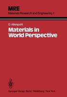 Materials in World Perspective