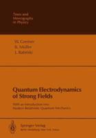 Quantum Electrodynamics of Strong Fields : With an Introduction into Modern Relativistic Quantum Mechanics