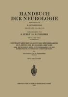 Die Traumatischen Läsionen Des Rückenmarkes Auf Grund Der Kriegserfahrungen Lewandowsky,M.:Hdb Neurologie Ergbd `Tl 2
