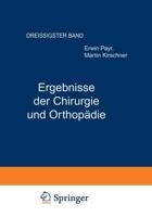 Ergebnisse Der Chirurgie Und Orthopädie