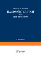 Wilhelm Gesenius' Hebräisches und Aramäisches Handwörterbuch über das Alte Testament