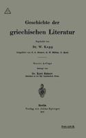 Geschichte Der Griechischen Literatur