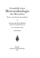 Grundriss Einer Meteorobiologie Des Menschen: Wetter- Und Jahreszeiteneinflusse