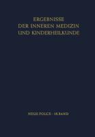 Ergebnisse Der Inneren Medizin Und Kinderheilkunde