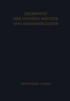 Ergebnisse Der Inneren Medizin Und Kinderheilkunde