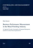 Busniess Performance Measurement in the Metal Finishing Industry