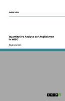 Quantitative Analyse Der Anglizismen in WISO