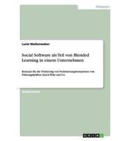 Social Software als Teil von Blended Learning in einem Unternehmen:Konzept für die Förderung von Veränderungskompetenz von Führungskräften durch Wiki und Co.