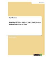 Asset Backed Securities (ABS) - Analyse von Asset Backed Securities