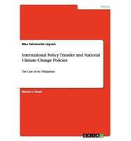 International Policy Transfer and National Climate Change Policies