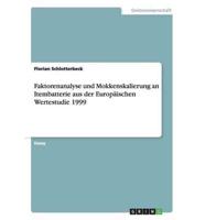 Faktorenanalyse und Mokkenskalierung an Itembatterie aus der Europäischen Wertestudie 1999
