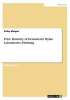 Price Elasticity of Demand for Mylan Laboratories, Pittsburg