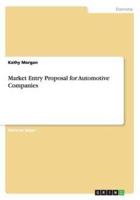 Market Entry Proposal for Automotive Companies