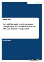Vor- und Nachteile von Open-Source ERP-Systemen auf On-Demand-Basis für KMU am Beispiel von openERP