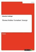 Thomas Hobbes "Leviathan". Exzerpt